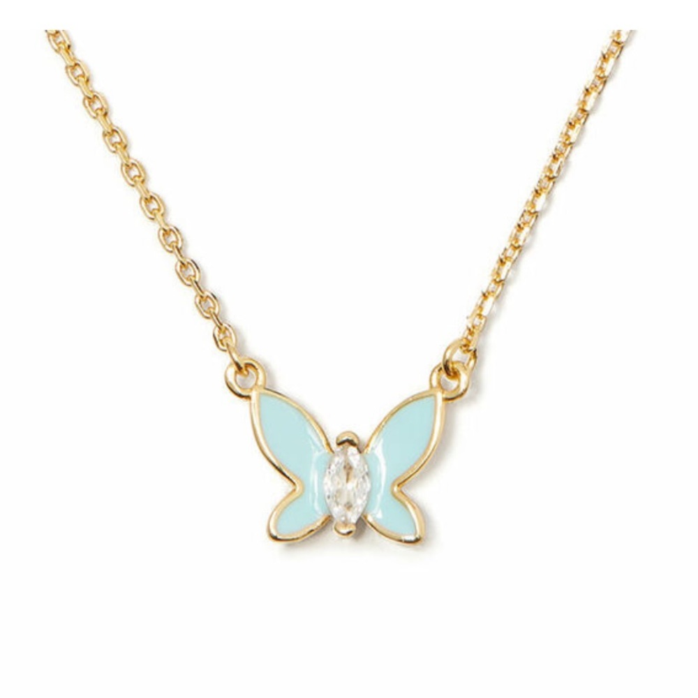 $58 Kate Spade Social Butterfly Pendant blue